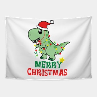 Dino Christmas Original Aesthetic Tribute 〶 Tapestry