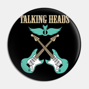 TALKING HEADS BAND Pin