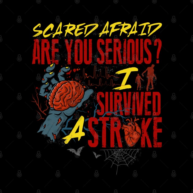 Funny Halloween I Survived A Stroke by Jandjprints