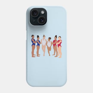 French Women’s Gymnastics Team Tokyo Drawing Phone Case