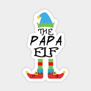 The Papa Elf Matching Family Group Christmas Party SANTA Magnet