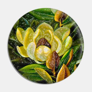 Magnolia flower Pin