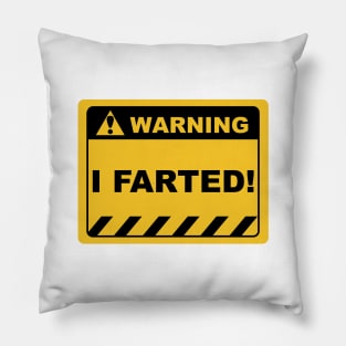 Hilarious Human Warning Labels I Farted Pillow