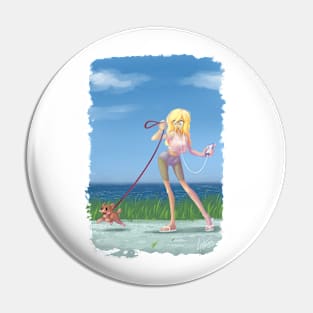 Summer Walk Pin