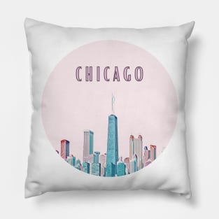 Chicago Skyline Pillow