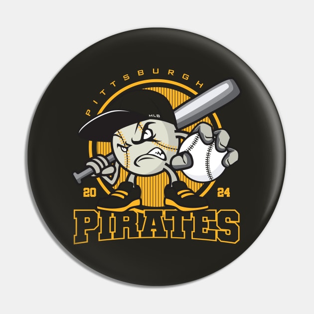 Pittsburgh Baseball - 2024 Season Pin by Nagorniak