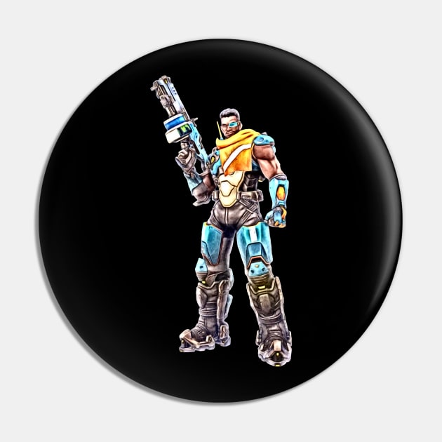 Overwatch Baptiste Pin by Green_Shirts