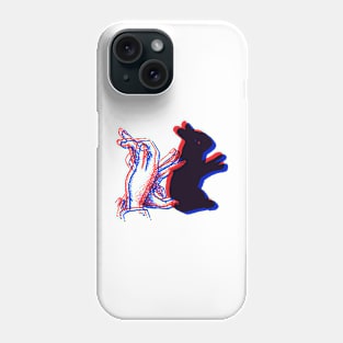 3D Shadow Puppet - BUNNY Phone Case