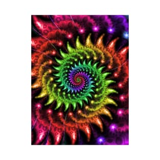 Spinning Rainbow Spiral T-Shirt