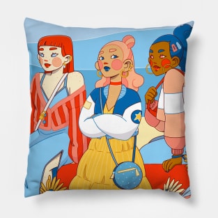Girl Gang: Springtime Pillow