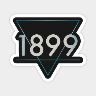 1899 Blue Logo Magnet