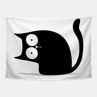 Cute Black Kitty Tapestry