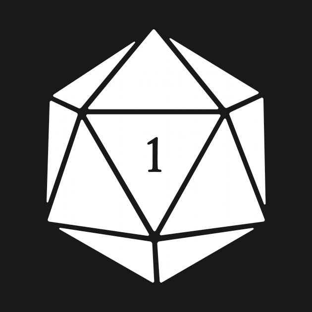 Funny D20 Roleplaying Game Dice by MeatMan