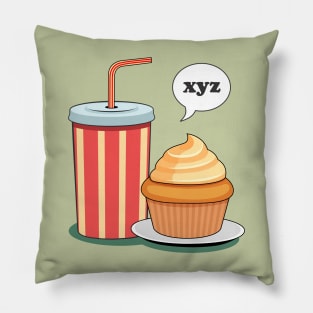 sweet cupcake Pillow