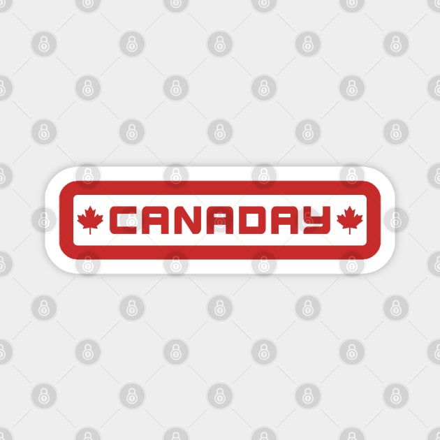 Happy Canada day, Happy Birthday Canada Magnet by slawers