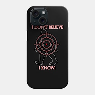 Bigfoot Target Phone Case