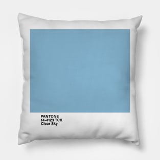 PANTONE 14-4123 TCX Clear Sky Pillow