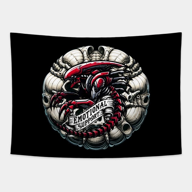 Emotional Support Tyranid Tapestry by OddHouse