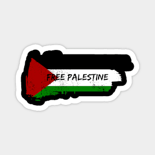 Free Palestine Flag Magnet