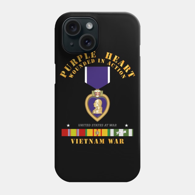 Purple Heart - WIA w VN SVC Phone Case by twix123844