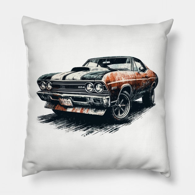 Chevrolet El Camino Pillow by Vehicles-Art