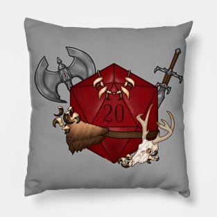 barbarian dice Pillow