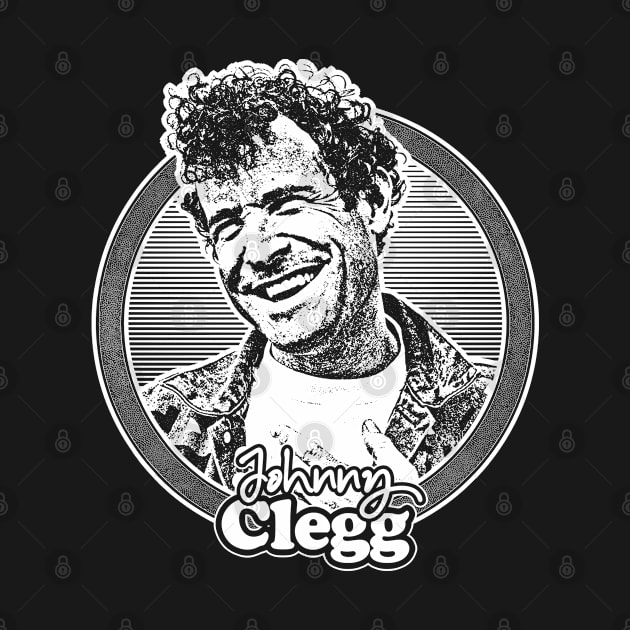 Johnny Clegg // Retro Fan Art Design T-Shirt by DankFutura