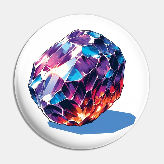 Gemstone Pin by Moniato