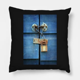 Lock Blues Pillow