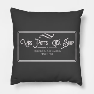 Mrs. Potts' Tea Shop Pillow