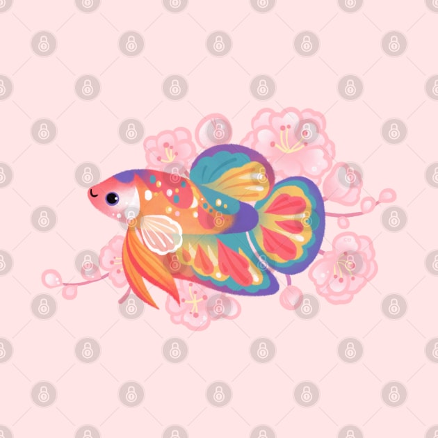 Koi Betta by pikaole