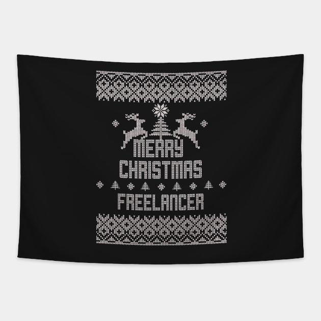 Merry Christmas FREELANCER Tapestry by ramiroxavier