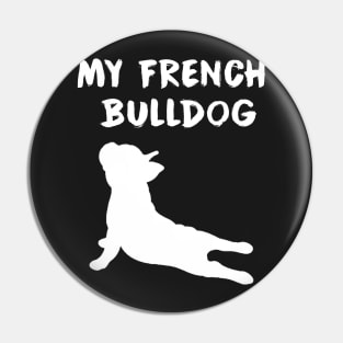 French bulldog Pin