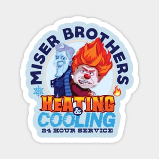 Miser Brothers Heating & Cooling Magnet