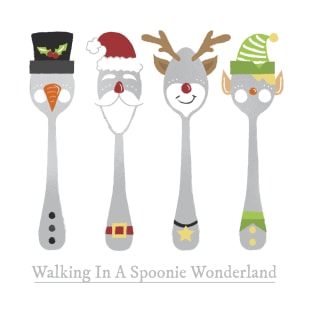 Walking In A Spoonie Wonderland! (Xmax Chronic Illness Design) T-Shirt