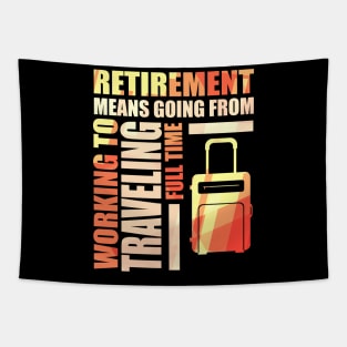 Retirement Means Going From Working To Traveling Tapestry