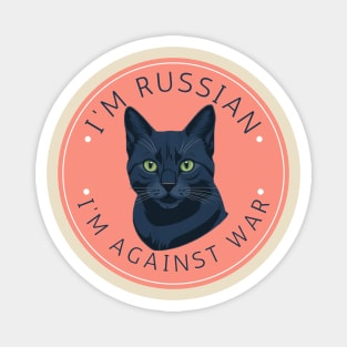 Russian Blue cat Magnet