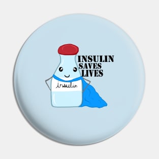 Insulin Super Hero - Insulin Saves Lives Pin