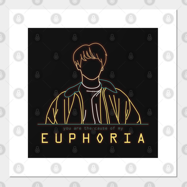 Bts Jungkook Euphoria Line Art Bts Posters And Art Prints Teepublic ❄️ 방탄소년단 전정국 bts jeon jungkook not impersonating bts/jungkook ― active fanpage ( not official ). usd
