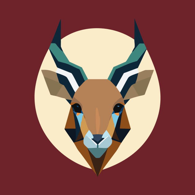 Geometric design of a deer face by goingplaces