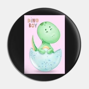 Cute Dino Boy Pin