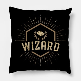 Wizard Character Class Tabletop Roleplaying RPG Gaming Addict Pillow