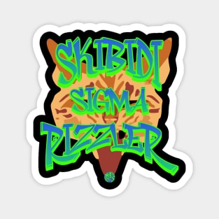 Skibidi Sigma Rizzler Funny Gift Idea Magnet