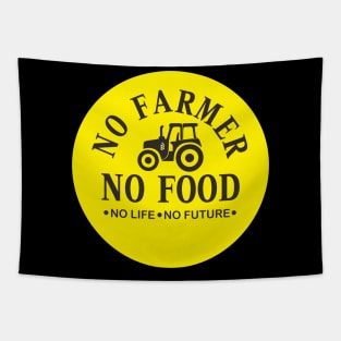 No Farmer No Food Tapestry