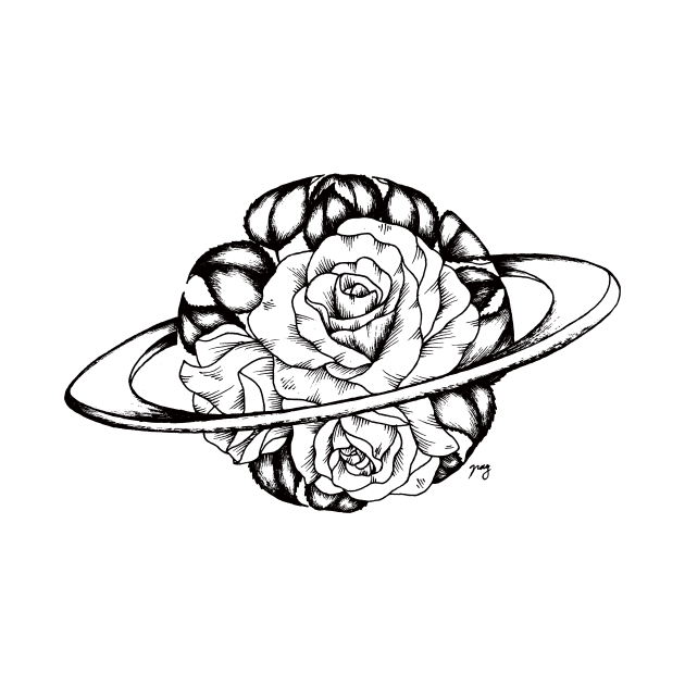 Floral Saturn by Akbaly