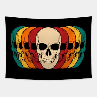 Colors skull Tapestry