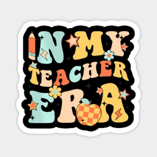 In My Teacher Era Groovy Teacher Magnet