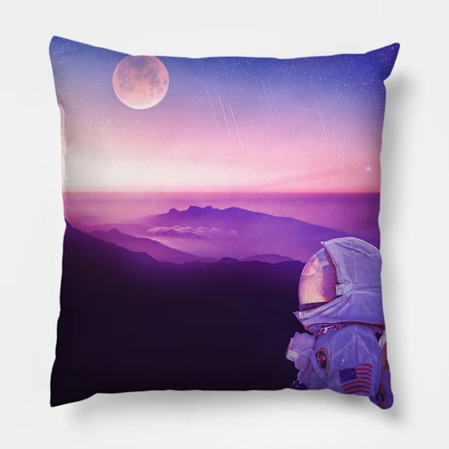 Perseid Meteor Shower Pillow by Inspire Change