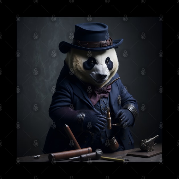 Panda bear at work by Elite & Trendy Designs