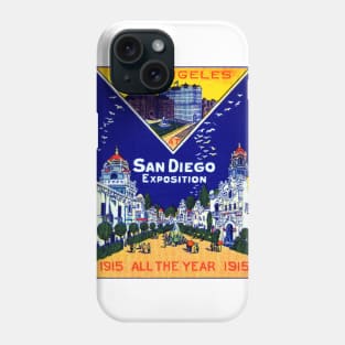 1915 Los Angeles at San Diego Expo Phone Case